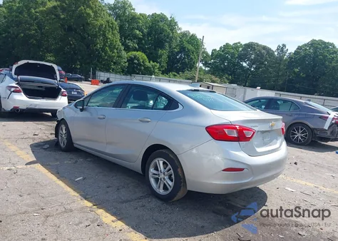 2018 Chevrolet Cruze Lt Auto из США, поврежденный, VIN 1G1BE5SMXJ7164123